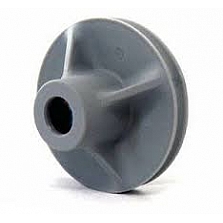 Idler wheel gelagerd